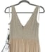 NWT Adrianna Papell BHLDN Bryce Pearl Beaded Long Gown in Champagne