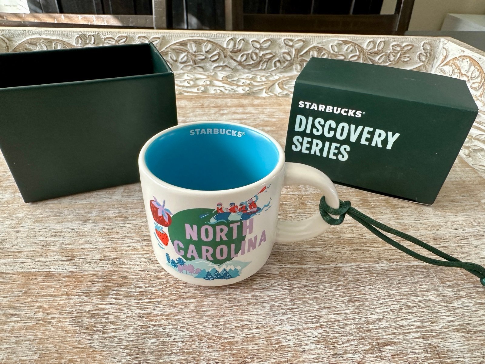 Starbucks North Carolina Discovery Mug Ornament DISCONTINUED