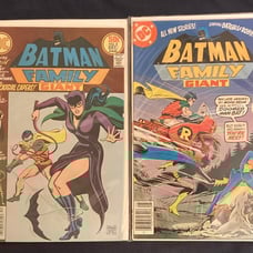 Batman Family 8 & 12 DC comics 1976 Robin Catwoman Batgirl High Grade
