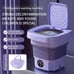 Mini Portable Washing Machine (Purple/Green)