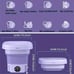 Mini Portable Washing Machine (Purple/Green)
