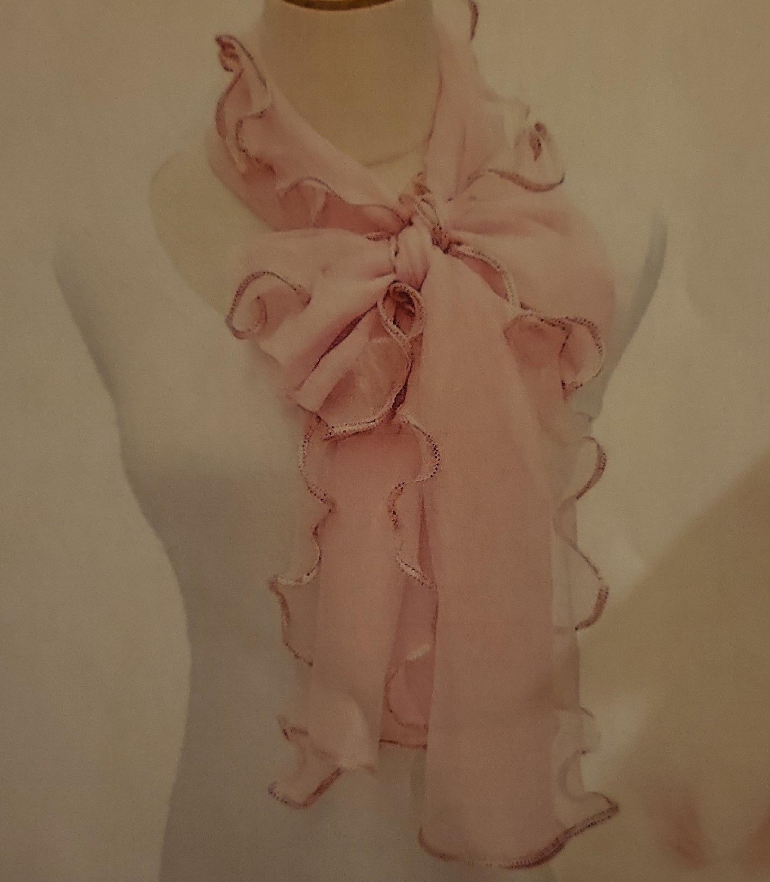 Pretty pink light weight scarf
