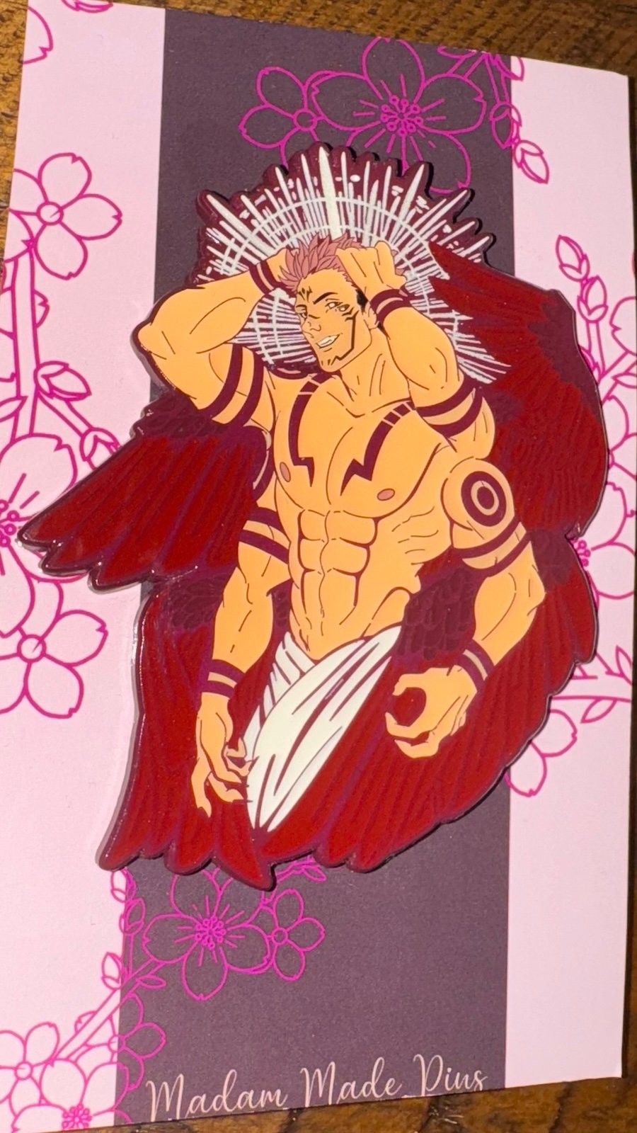 Sukuna Madam Made Pins Red Version