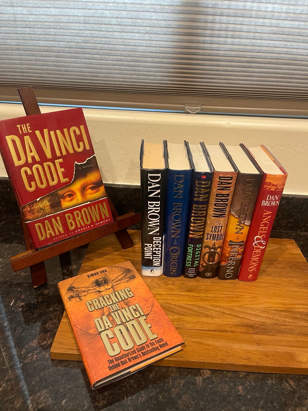 Da Vinci code series of Robert Langdons world - 7 Hardcover Books - by Dan Brown