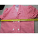 VTG 80s Red Striped SHIRT SKIRT Outfit DOUBLE BREASTED Stand-Up Collar Sz 9