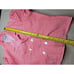 VTG 80s Red Striped SHIRT SKIRT Outfit DOUBLE BREASTED Stand-Up Collar Sz 9