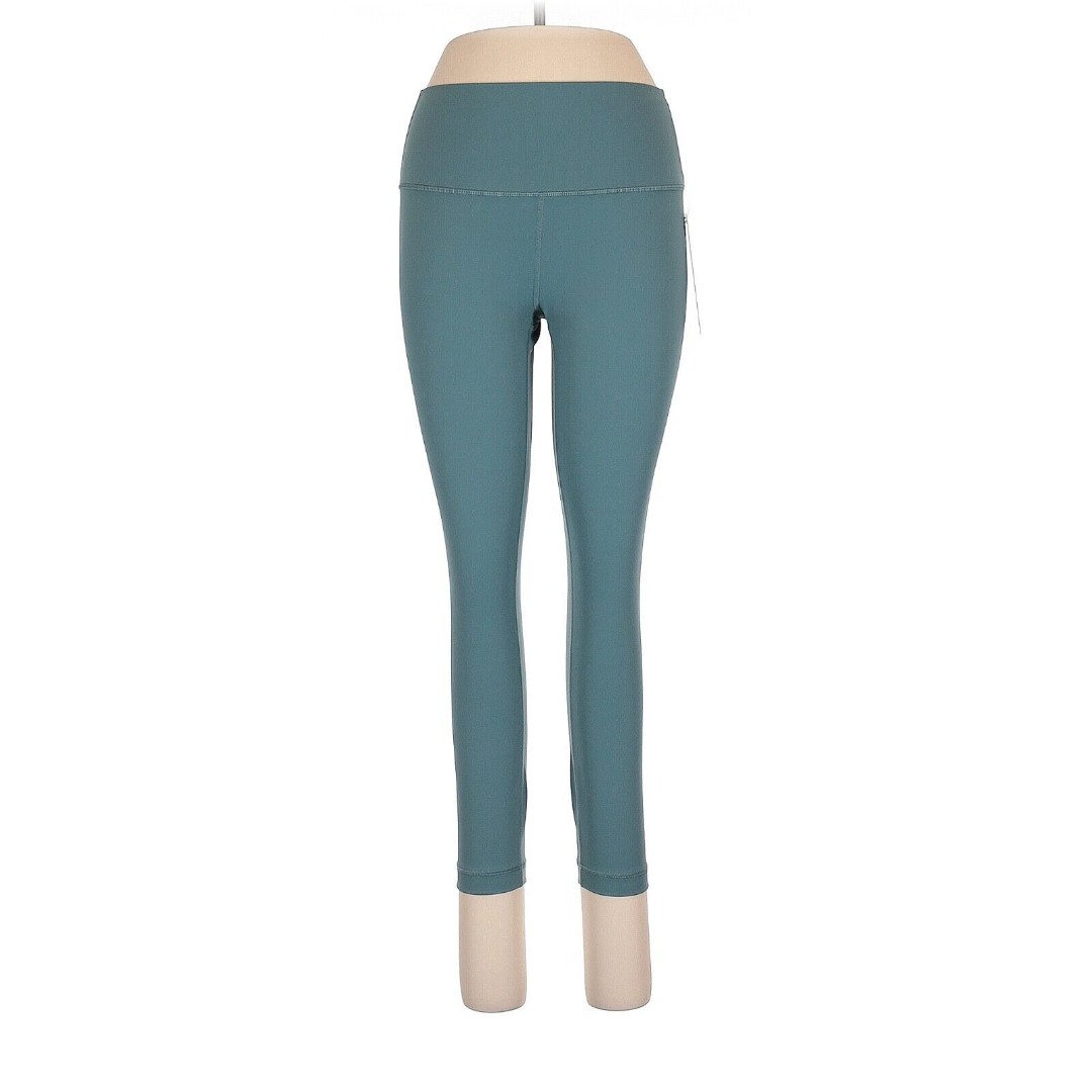 LULULEMON ATHLETICA Tidewater Teal Wunder Under HR Crop 23 Leggings- US 10