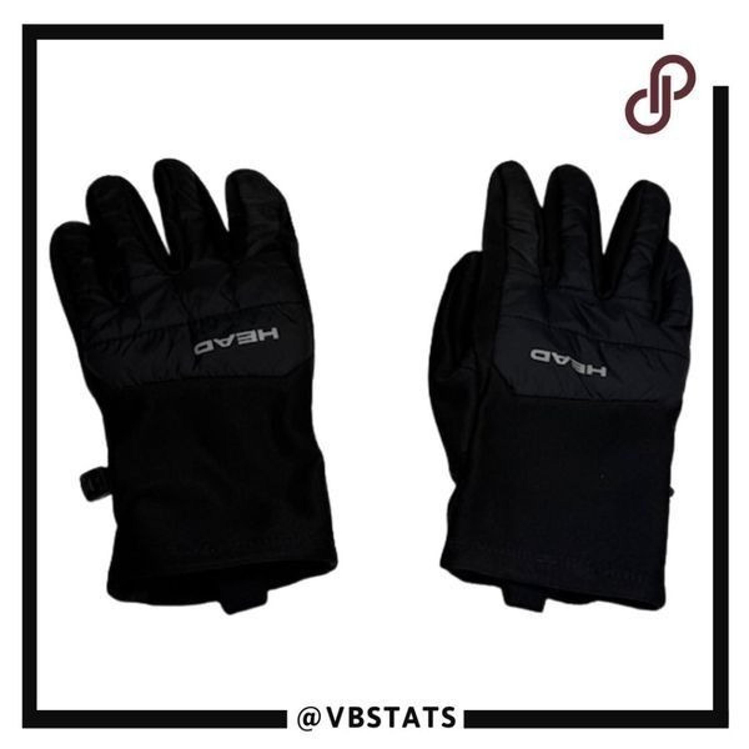 Head Unisex Hybrid Waterproof Gloves Black Size Medium