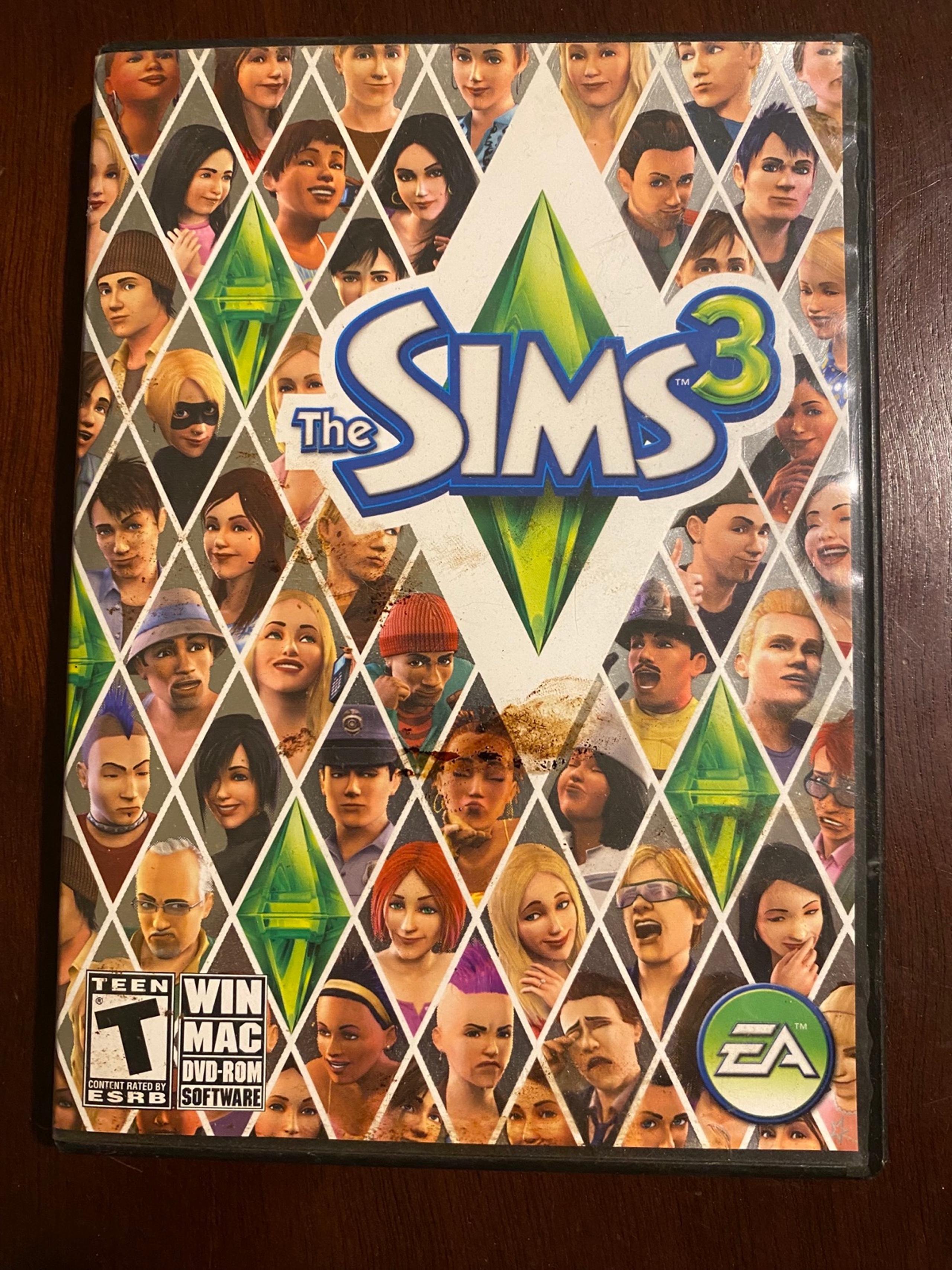 The SIMS 3 EA Teen Win Mac DVD ROM Software DISC Manual EA Sports