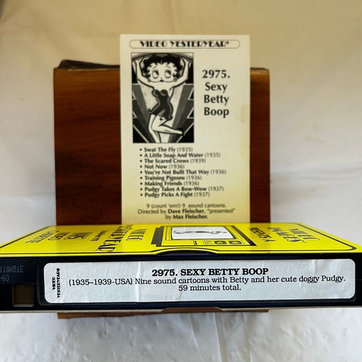 Video Yesteryear 2975 Sexy Betty Boop 9 sound cartoons 1935-1939 VHS Very rare