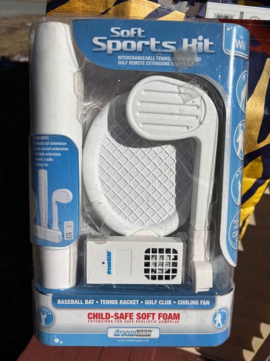 Brand New Soft Sports Kit - Baseball, Tennis, Golf | Foam & Cooling Fan