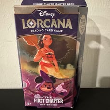 DISNEY Lorcana Starter Deck Amber/Amethyst The First Chapter W/ Booster Pack
