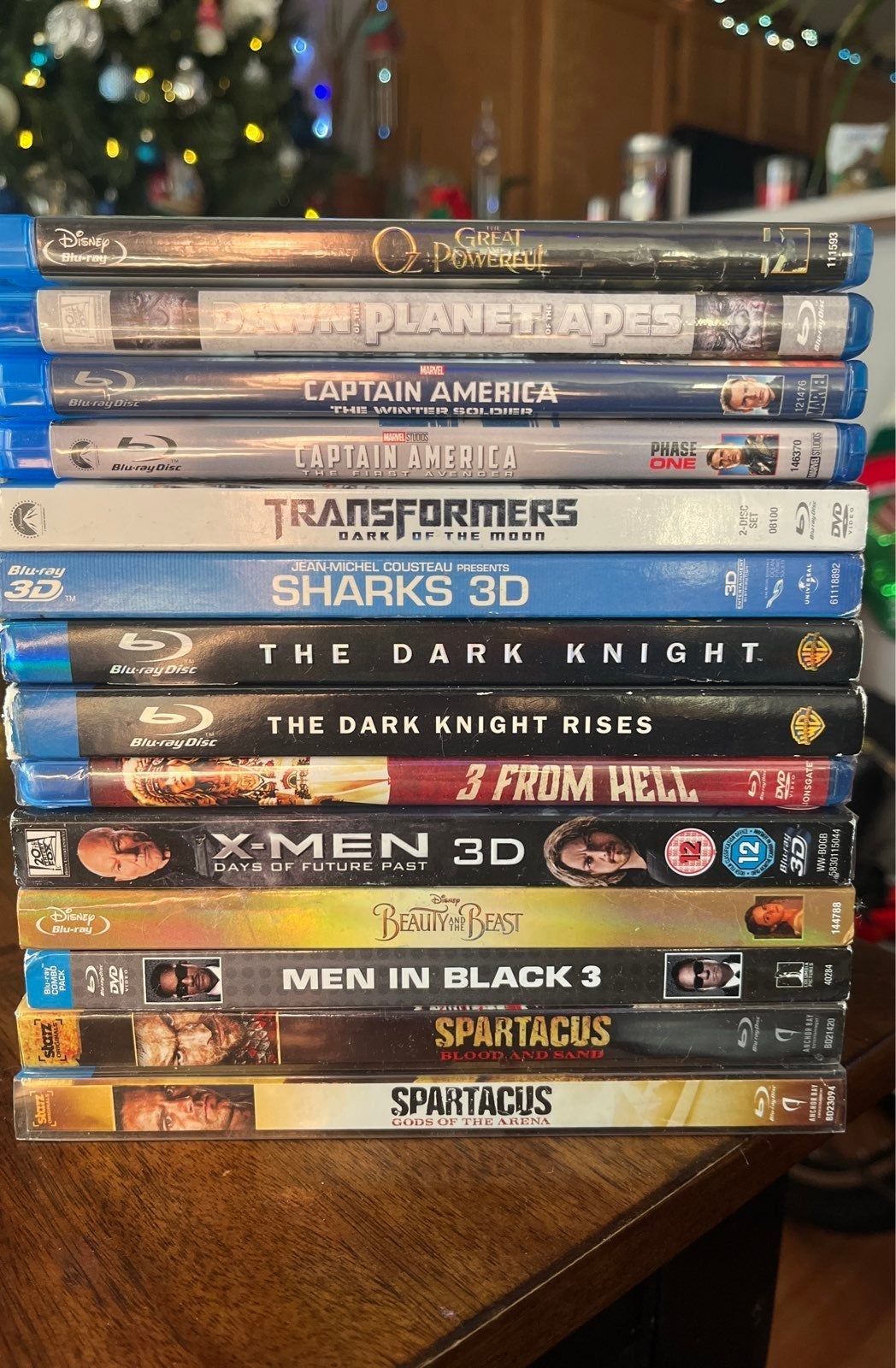 Lot of 14 blu-rays. X-Men Days Of Future Past 3D. Sharks 3-D