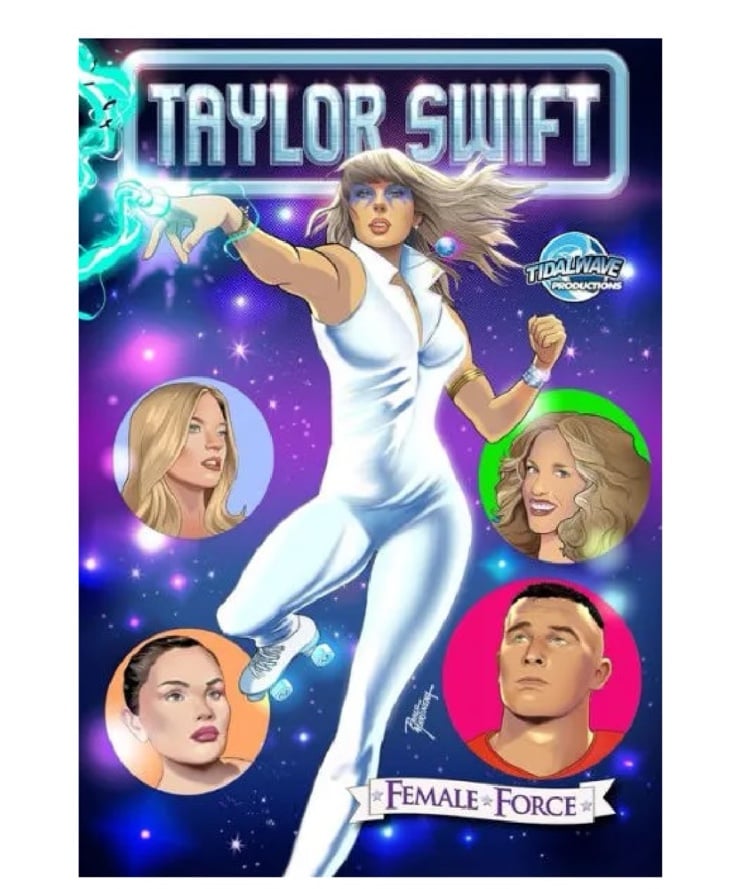 Female Force Taylor Swift Dazzler Homage Varian In Hand
