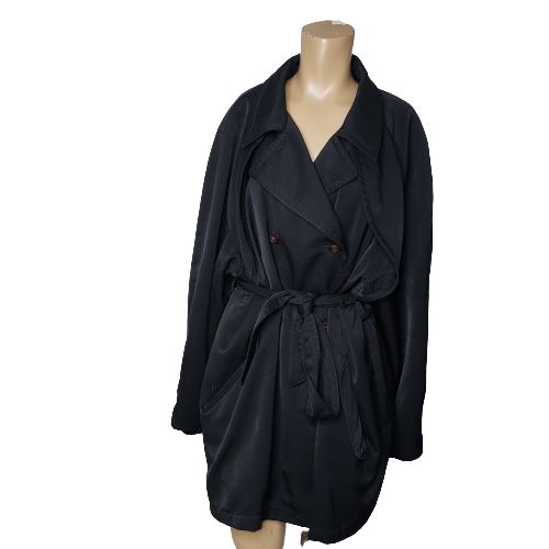 Vintage Black coat Jacket button front