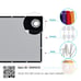 Screen folding home projector cloth