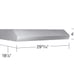 Samsung NK30B3500US 30 Under Cabinet Hood - 200 CFM, LED Lighting