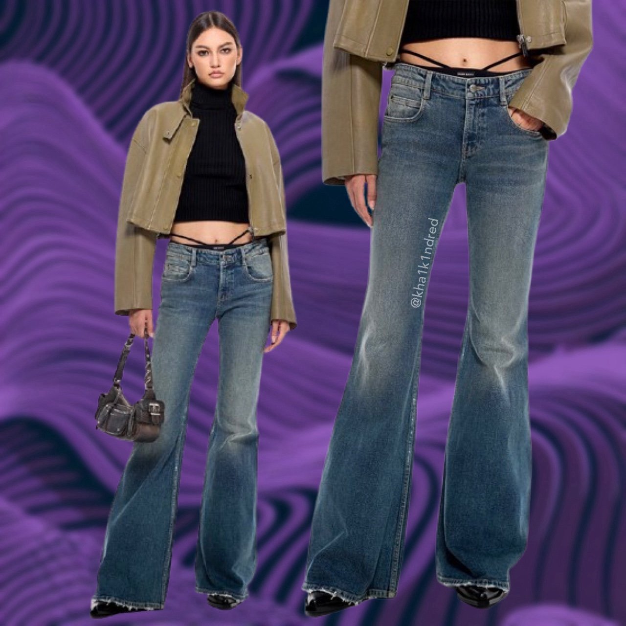 Miss Sixty (RARE) Vintage Low-Rise Flare Bootcut Jeans