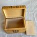 Vintage Wooden Handpainted Small Trinket Recipe Storage Box
