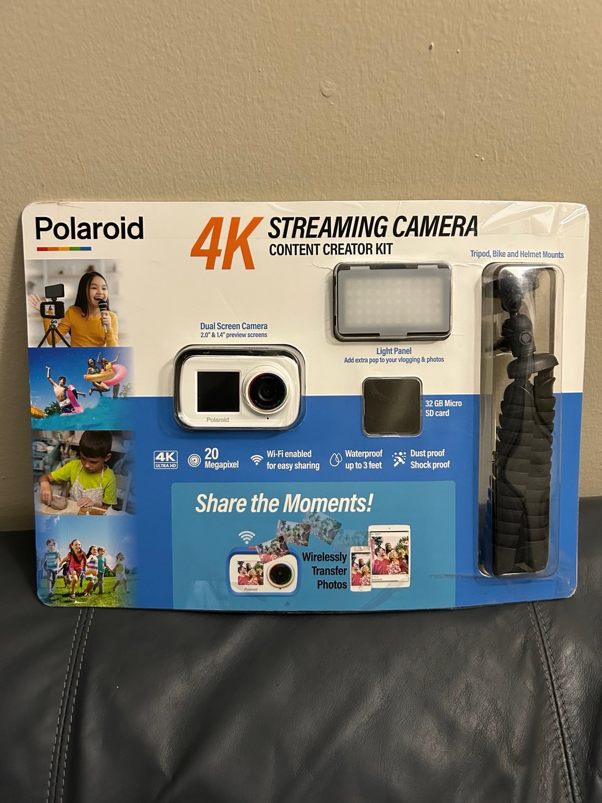 Polaroid 4k Streaming Camera - Content Creator Kit.