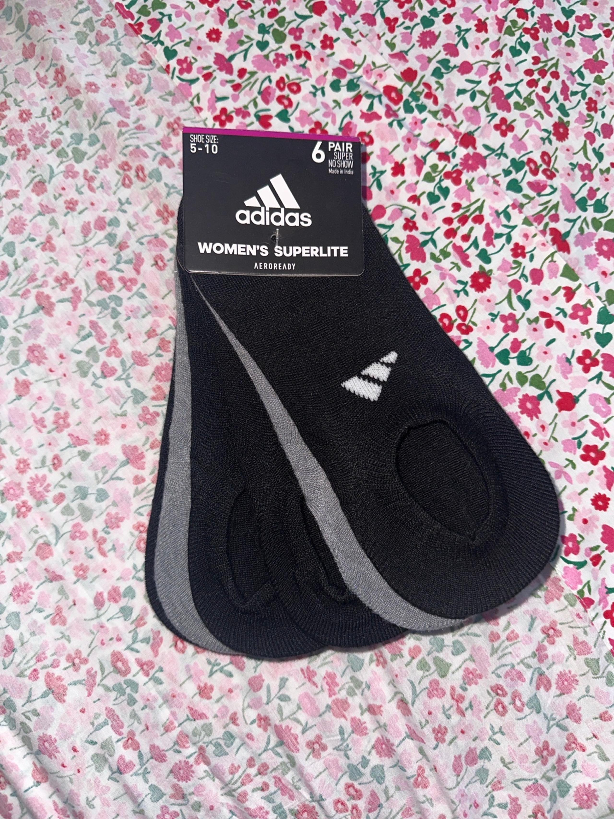 Adidas no show 6 pack socks