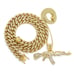 iced out AK47 Gun & iced out men choker