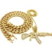 iced out AK47 Gun & iced out men choker
