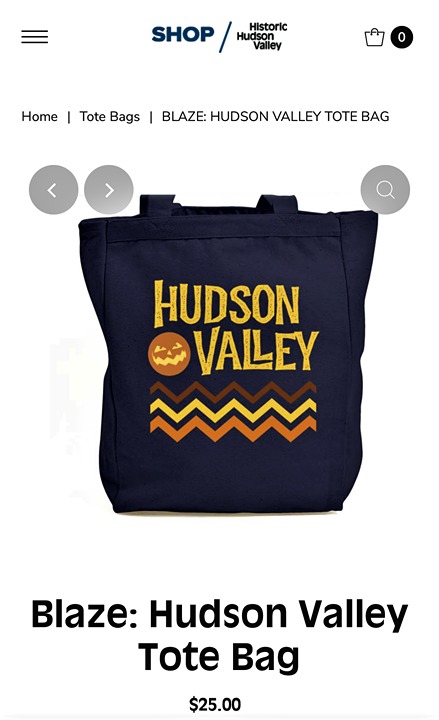 New Blaze Halloween Hudson River Tote Bag* Shopping Bag* Eco Bag New Blaze Halloween Hudson River Tote Bag* Shopping Bag* Eco Bag