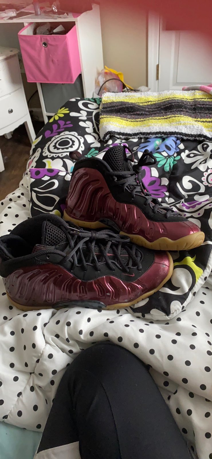 Burgundy foamposites