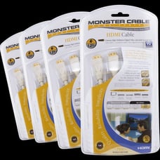 Monster HDMI Cables / Pack of 4 / HDTV
