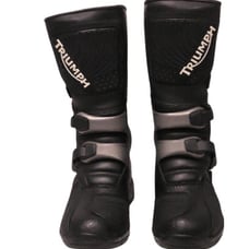 Triumph Adventure Boots Mens Black Motorcycle Boots Size 40EU/6.5US