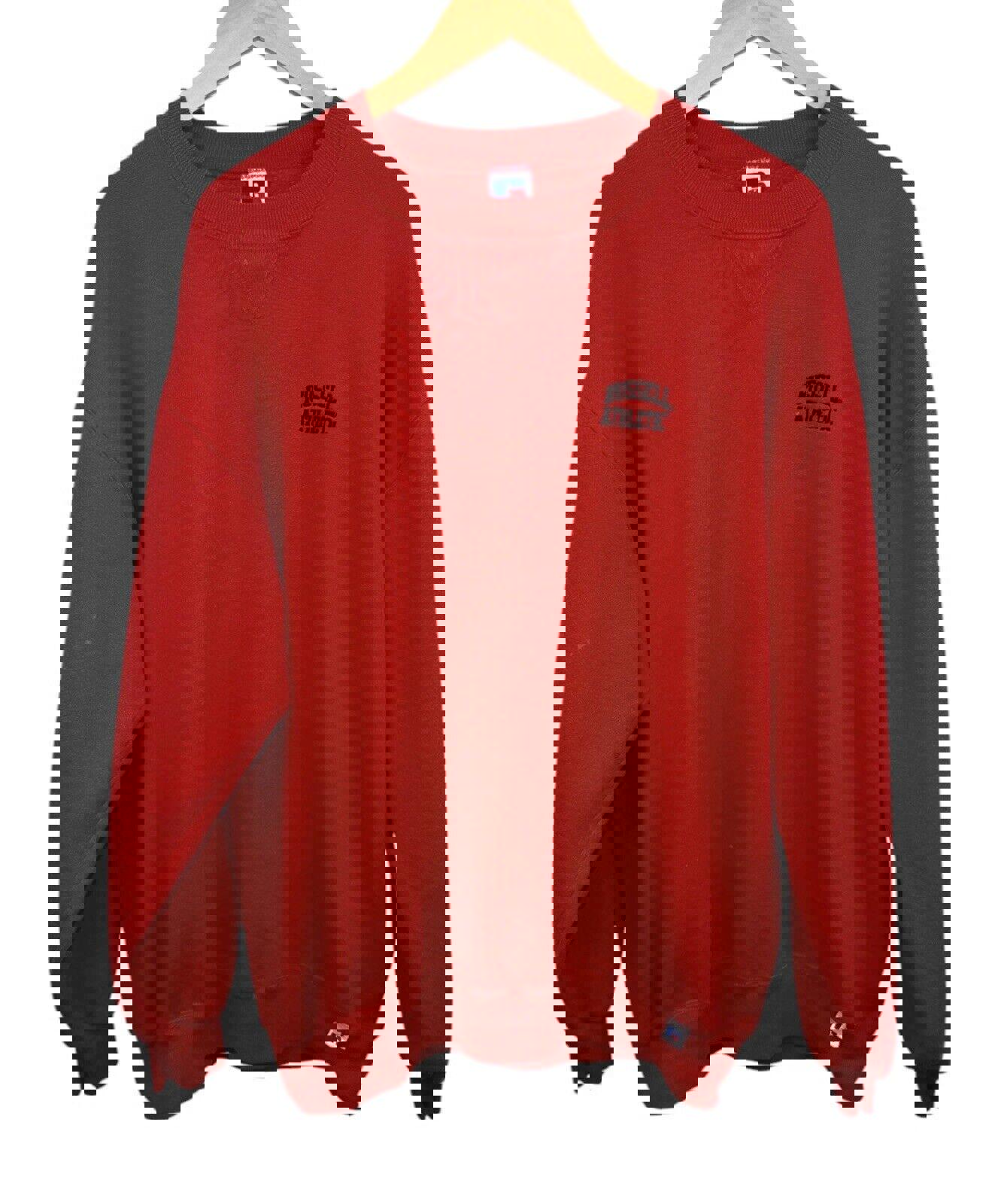 Vintage Russell Athletic 90s USA Cherry Red Crewneck XL