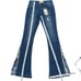 White Crow Bell Bottoms Jeans Women’s 26 Wide Leg Casual Flare Denim Boho