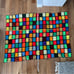 Vintage | Handmade Hand Crocheted Granny Square Flower Garden Blanket Afghan