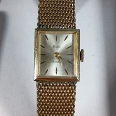 Vintage Pedre 17 Jewels 10k GF Bracelet & 10k. RGP. Bezel Manual Watch 1950's