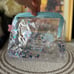 Kiki Lala twin Star clear glitter pouch new