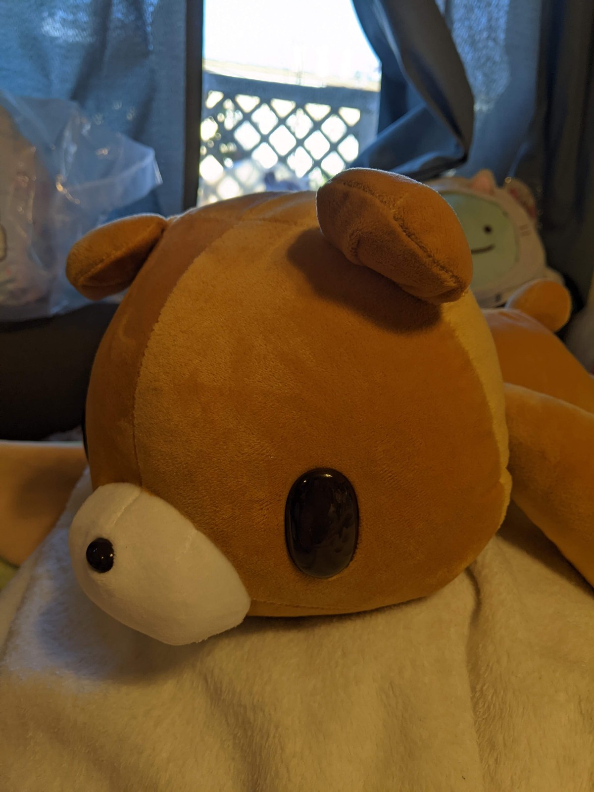 New 2021 Gloomy Bear Lying Down Pocket Plush - Chocolate