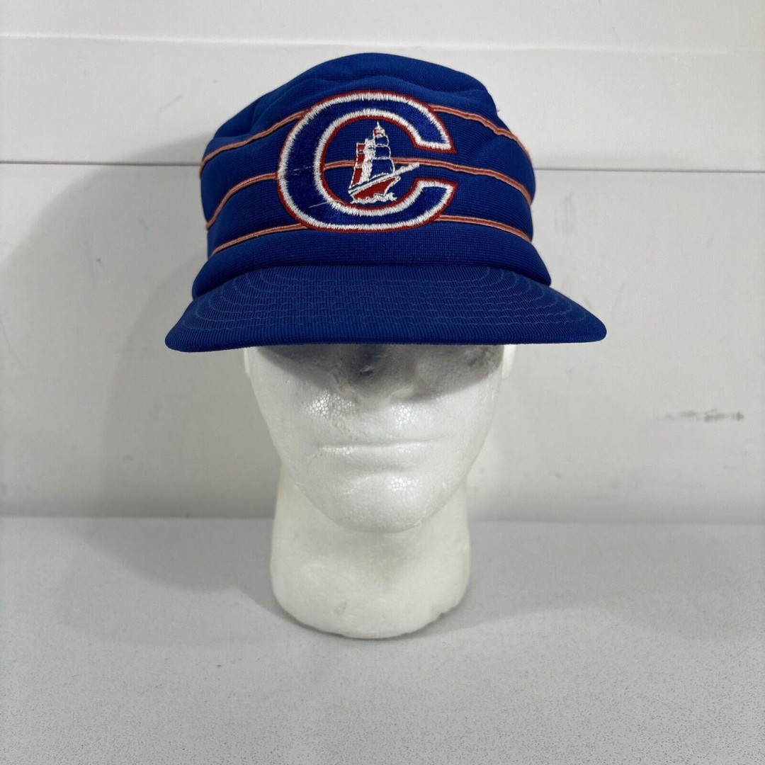 Vintage Columbus Clippers Pillbox MiLB Baseball Snapback Cap Hat Rare New NOS