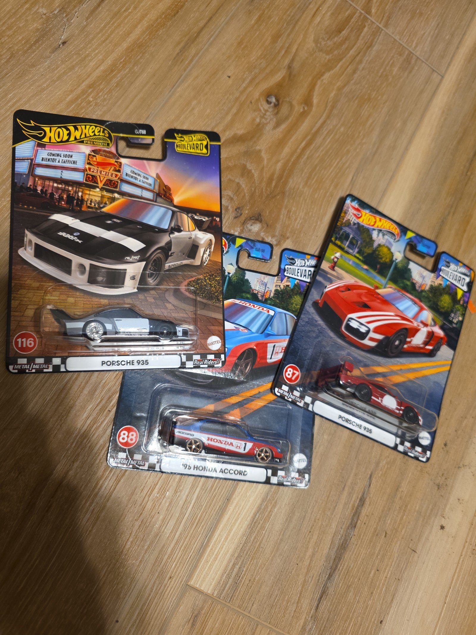 Hotwheels boulevard porsche 935 96 Honda accord