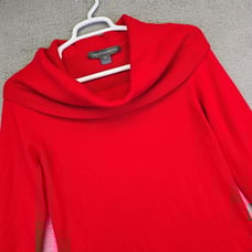 French Connection Cowl Neck Sweater Women's XL Tunic Soft Cozy Lagan Chic