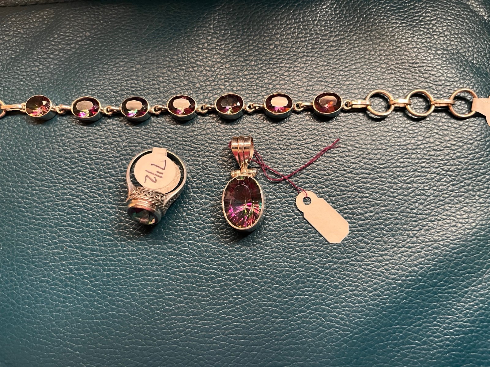 New Mystic Topaz and Sterling Silver Set