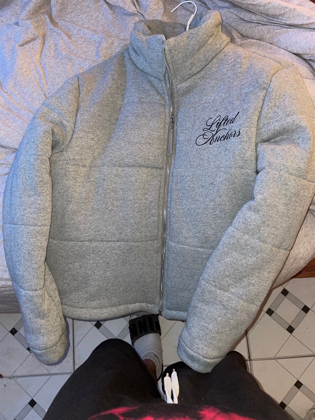 Lifted Anchor Puff Sweater