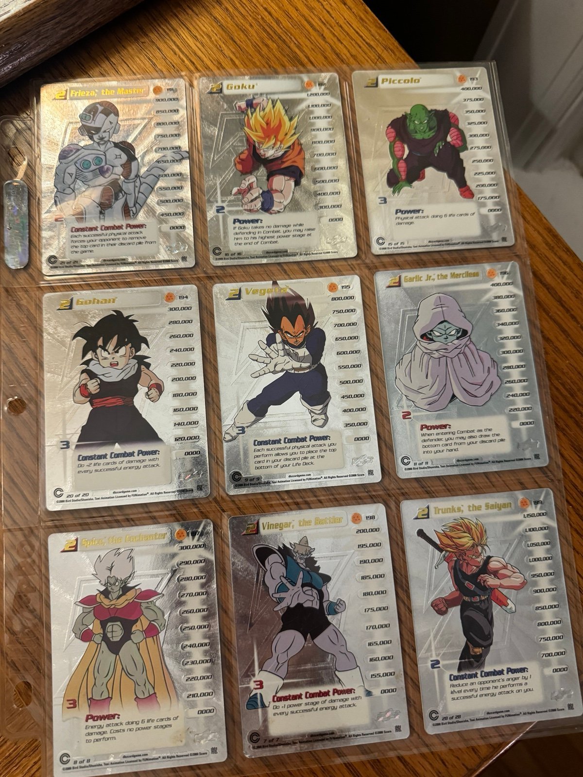 Dragon Ball Z Cards