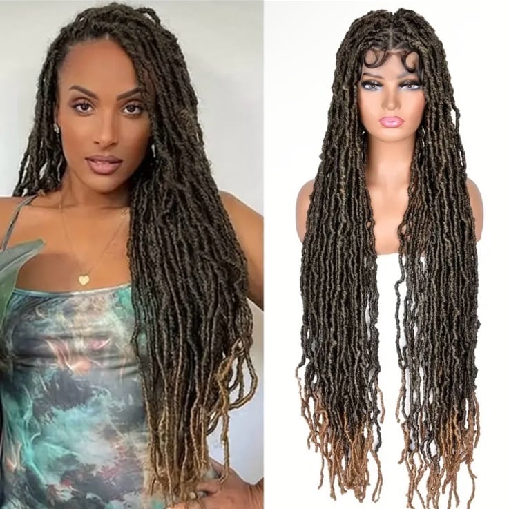 36 Inch synthetic hair braid wig