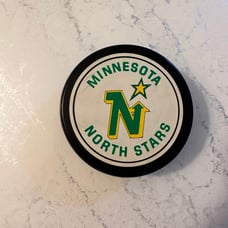 Vintage Minnesota North Stars Hockey Puck