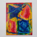 Original Acrylic Abstract Painting on Canvas 16 x 20 Signed 2021