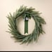 Hearth & Hand Faux Spruce Christmas Wreath with Bells and Velvet Ribbon Holiday