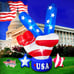 4th of July Inflatable 5ft Tall Patriotic Independence Day Victory