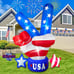4th of July Inflatable 5ft Tall Patriotic Independence Day Victory