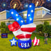 4th of July Inflatable 5ft Tall Patriotic Independence Day Victory